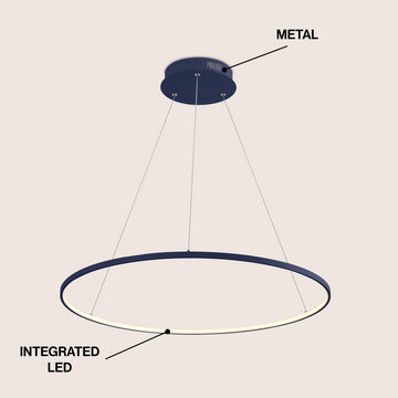 Brice Modern Contemporary Iron Integrated LED Pendant